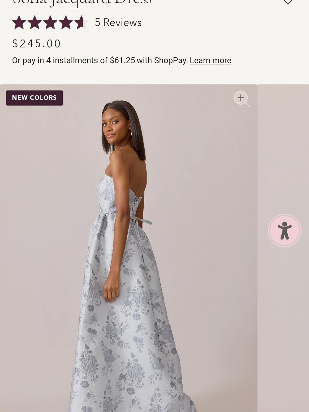 Revelry Sophia Jacquard Dress